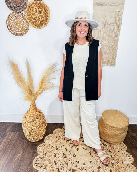 Bridget Oversized Blazer Vest