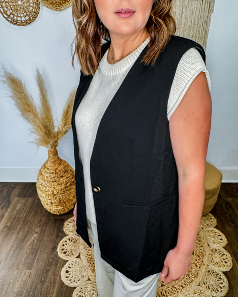 Bridget Oversized Blazer Vest
