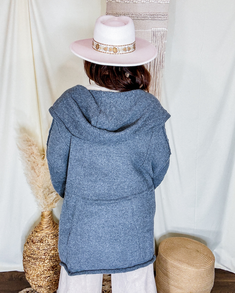 Cozy Nights Oversized Cardigan (Charcoal)