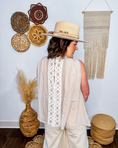 Petals at Dusk High Neck Top