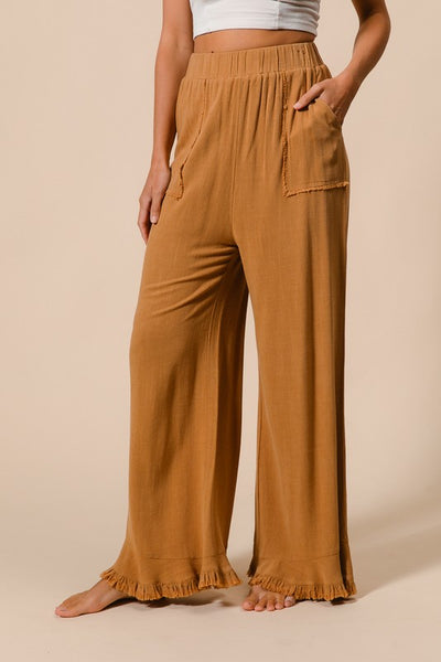 Meadow Melody Frayed Pants