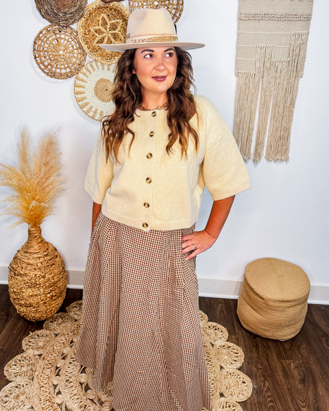 Chic Escape Cardigan (Cream)