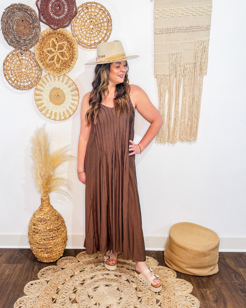Dreamin' of Espresso Maxi Dress (Brown)