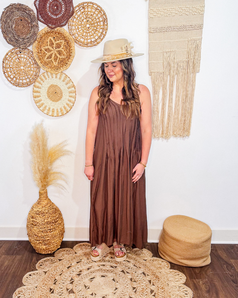Dreamin' of Espresso Maxi Dress (Brown)