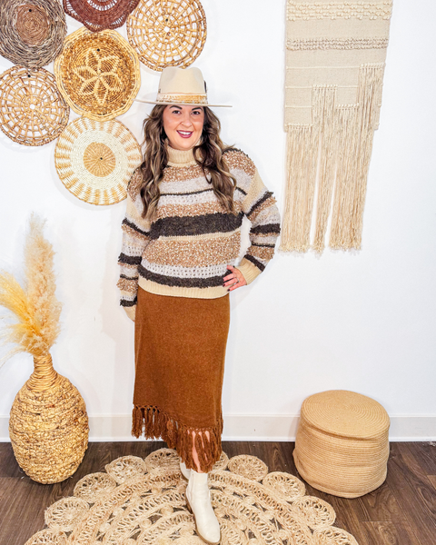 Autumn Muse Textured Sweater