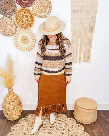 Fireside Fringe Skirt