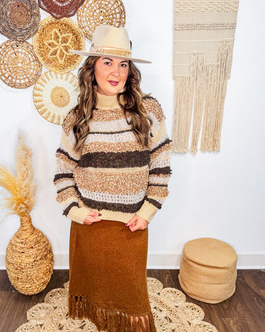 Autumn Muse Textured Sweater