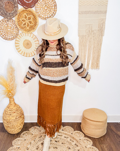 Fireside Fringe Skirt