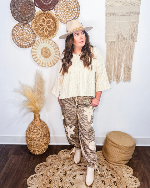 The Calla Cable Knit Sweater