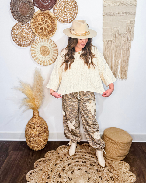 The Calla Cable Knit Sweater