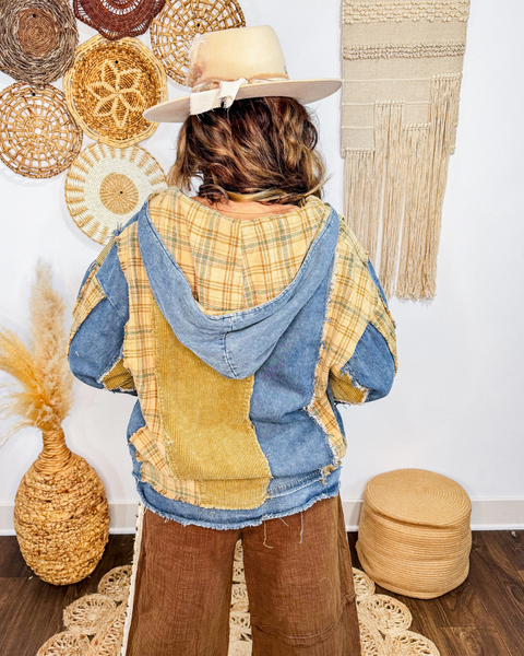 Harvest Trail Hooded Shacket