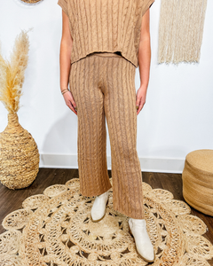 Nutmeg Nook Sweater Knit Pants