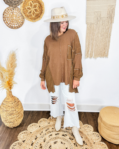 Brown Sugar Slouchy Sweater