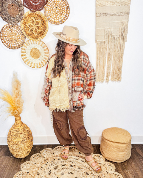 Harvest Trail Fringe Shacket