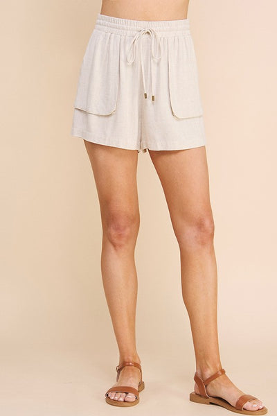 Linen Shorts (Natural)