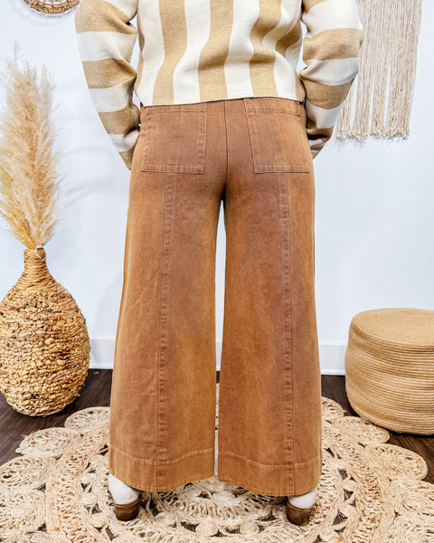 Willow Wide Leg Twill Pants