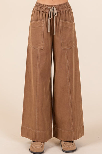 Willow Wide Leg Twill Pants