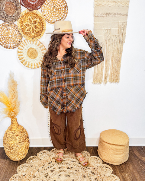 Rustrow Plaid Top