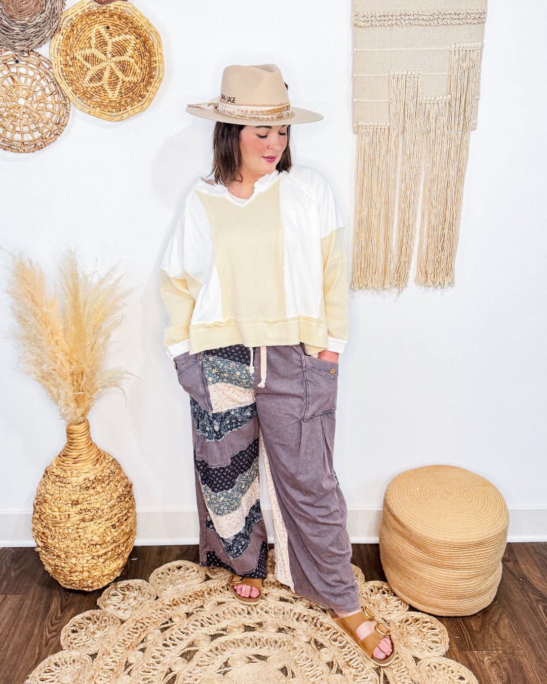 Navy Muse Wide Leg Pants