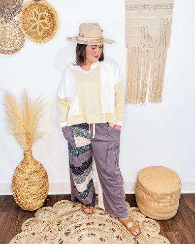 Navy Muse Wide Leg Pants
