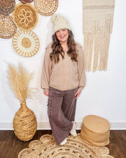 Blizzard Birch Collared Sweater