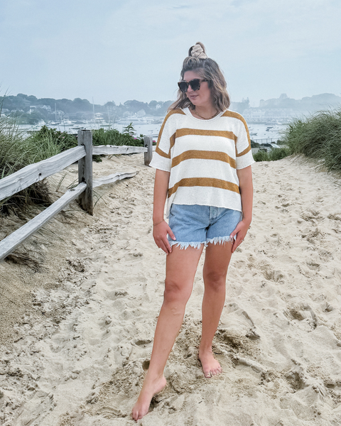 Ocean View Striped Sweater