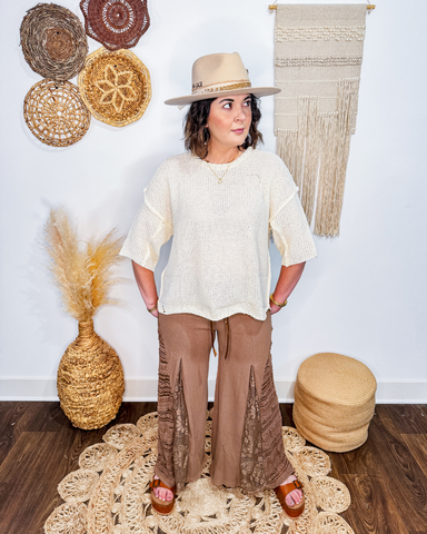 Baby's Breath Boxy Sweater