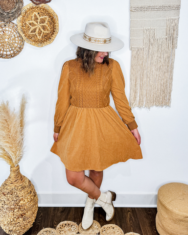 Harvest Fields Sweater Dress