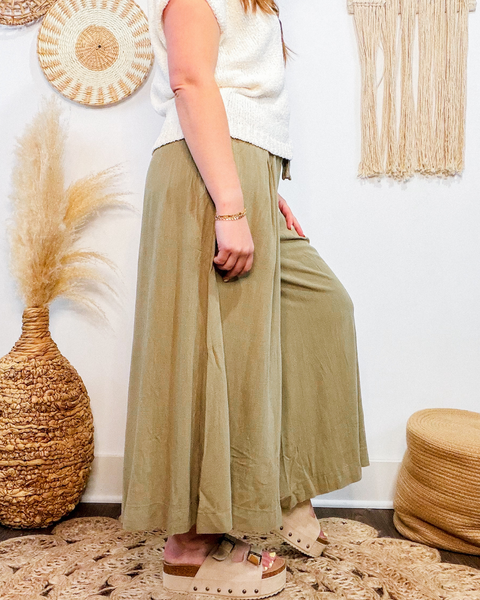 Cactus Culottes Pants