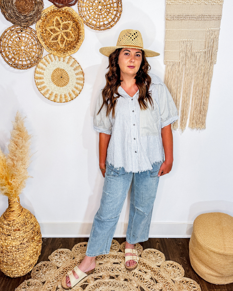 Baylen Frayed Button Up