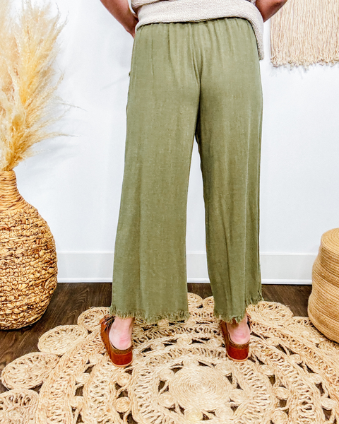 PLUS Rustic Radiance Linen Pants