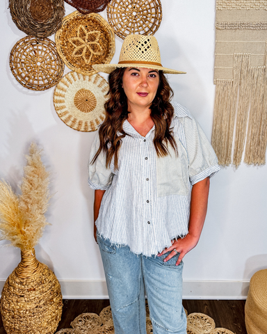 Baylen Frayed Button Up