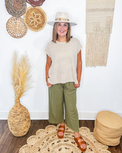 Rustic Radiance Linen Pants