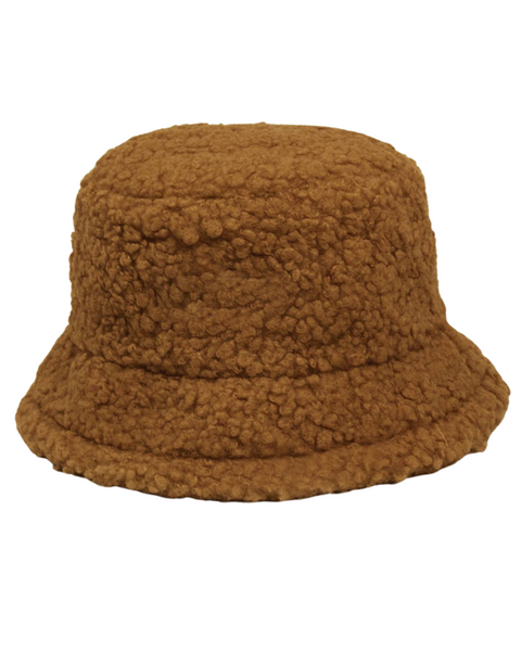 Teddy Bucket Hat (Brown)