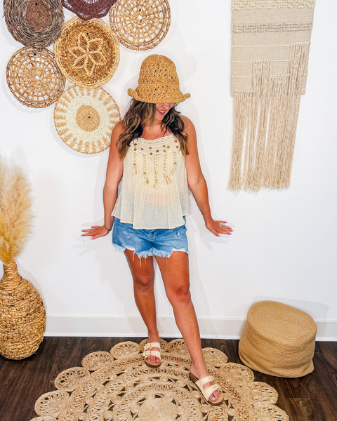 Salt Air Boho Tank