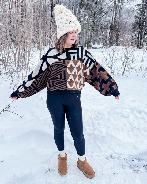 Chalet Geometric Colorblock Sweater