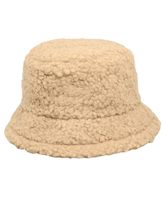 Teddy Bucket Hat (Beige)
