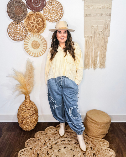 Buttercream Bliss Balloon Sleeve Top