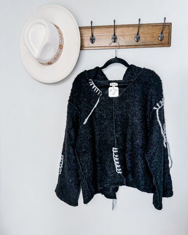 Woolly Mammoth Sherpa Sweater (Black)