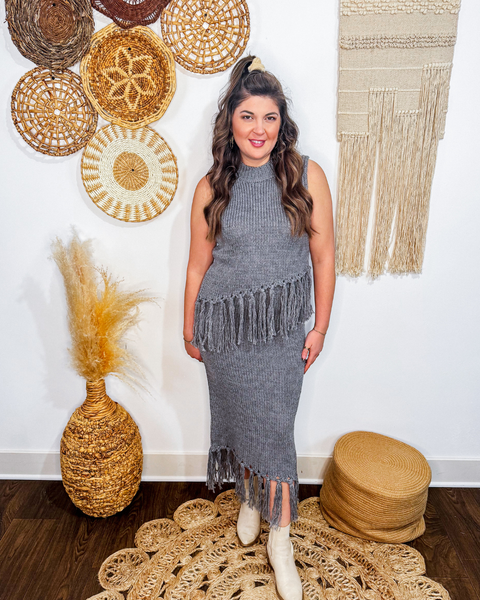 Moonlit Fringe Skirt