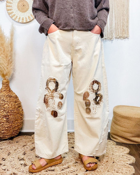 Funky Patch Pants
