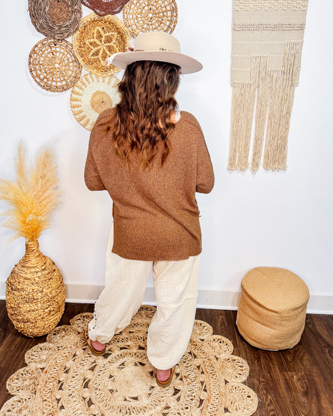 Crewneck Knit Sweater (Coco)