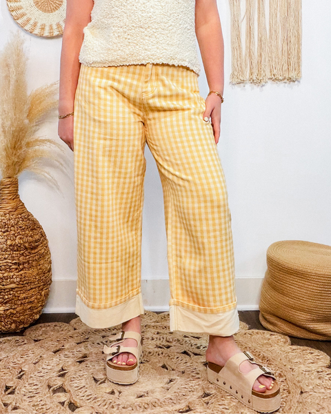 Honey Dreams Gingham Pants