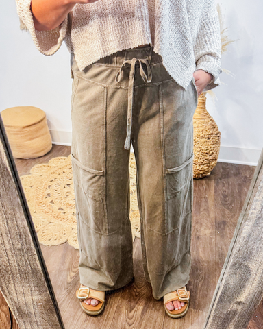 Bonfire Nights Cargo Sweatpants (Mocha)