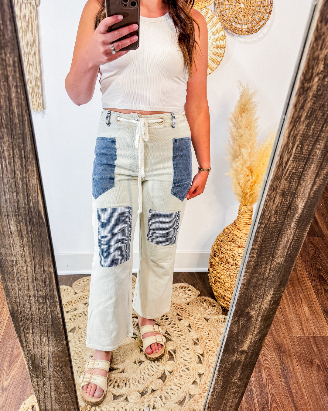 Fisherman Patchwork Jeans