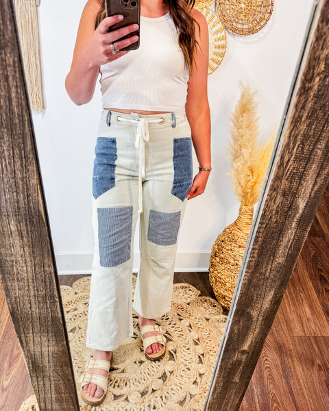 Fisherman Patchwork Jeans