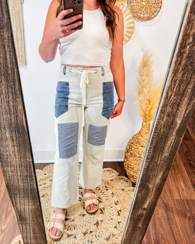 Fisherman Patchwork Jeans