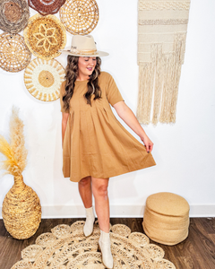 Cedar Hollow Pleated Flare Dress