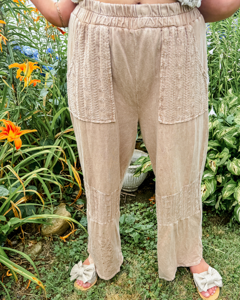 Andrea Eyelet Pants