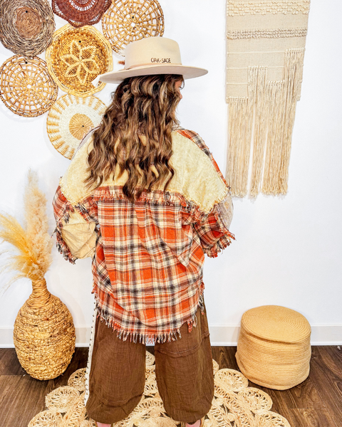 Harvest Trail Fringe Shacket
